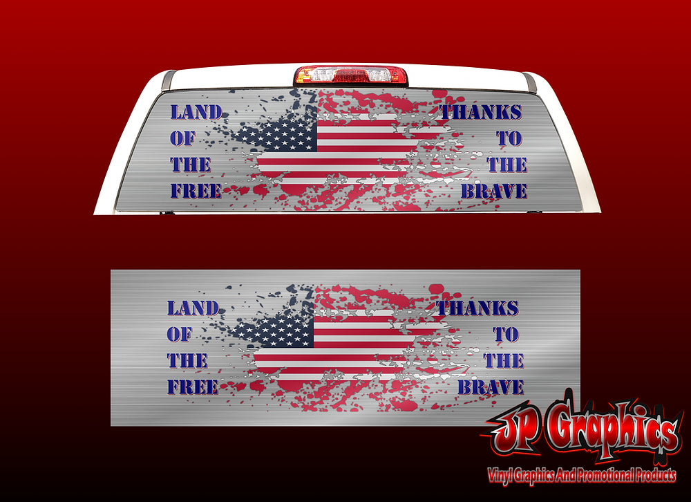 Rear Window Graphics - JP Graphics