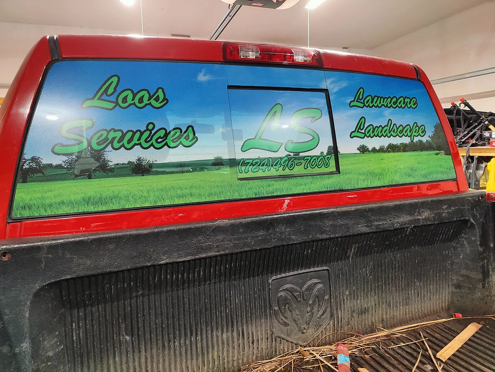 Rear Window Graphics - JP Graphics