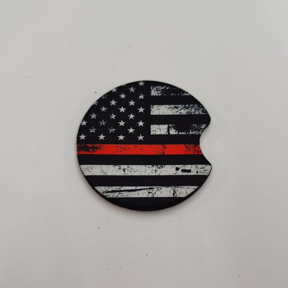Red Line Flag Car Coaster- JP Graphics